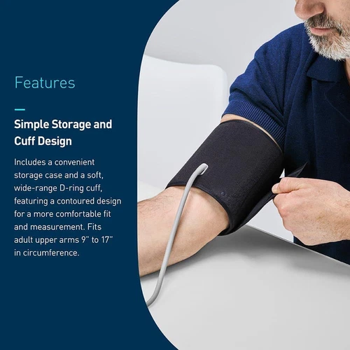 Monitor de presión arterial OMRON bronce para uso doméstico y parte superior del brazo 14 lecturas  Foto 4 de 4