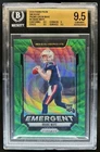 2024 Panini Prizm Drake Maye Emergent RC Green Wave Rookie #4 Patriots BGS 9.5