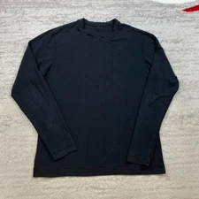 Lululemon Shirt Extra Large Black Fundamental Pullover Athleisure Yoga Metal Men