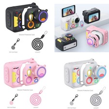 Silicone Protective Case Camera Cover Lens Cap Lanyard Set for Insta360 Go Ultra
