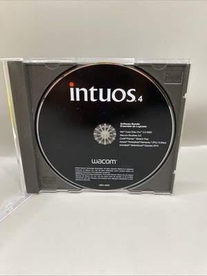 Wacom Intuos 4 Software Bundle Adobe Photoshop Elements 7 Corel Painter + PC Mac