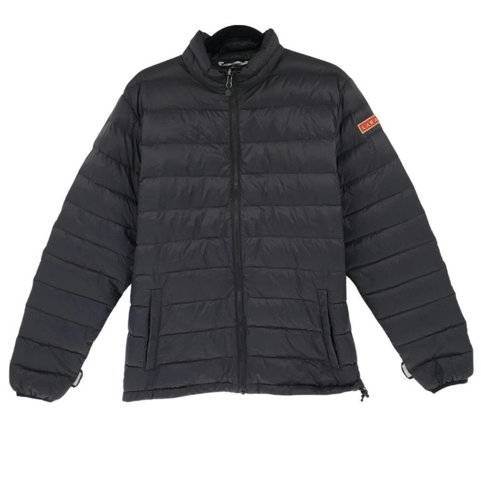 Port Authority Black Duck Down Lightweight Zip Up Puffer Coat Medium