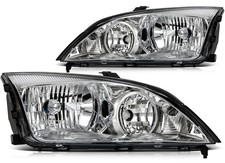 Fits Ford Focus 2005 - 2007 Chrome Housing Headlights Assembly Pair Leftright Fits Ford Focus 2005 - 2007 Chrome Housing Headlights Assembly Pair Leftright