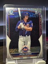 2023 Bowman Chrome Mega #BCP-181 - Jacob Reimer 1st Bowman MOJO - Mets