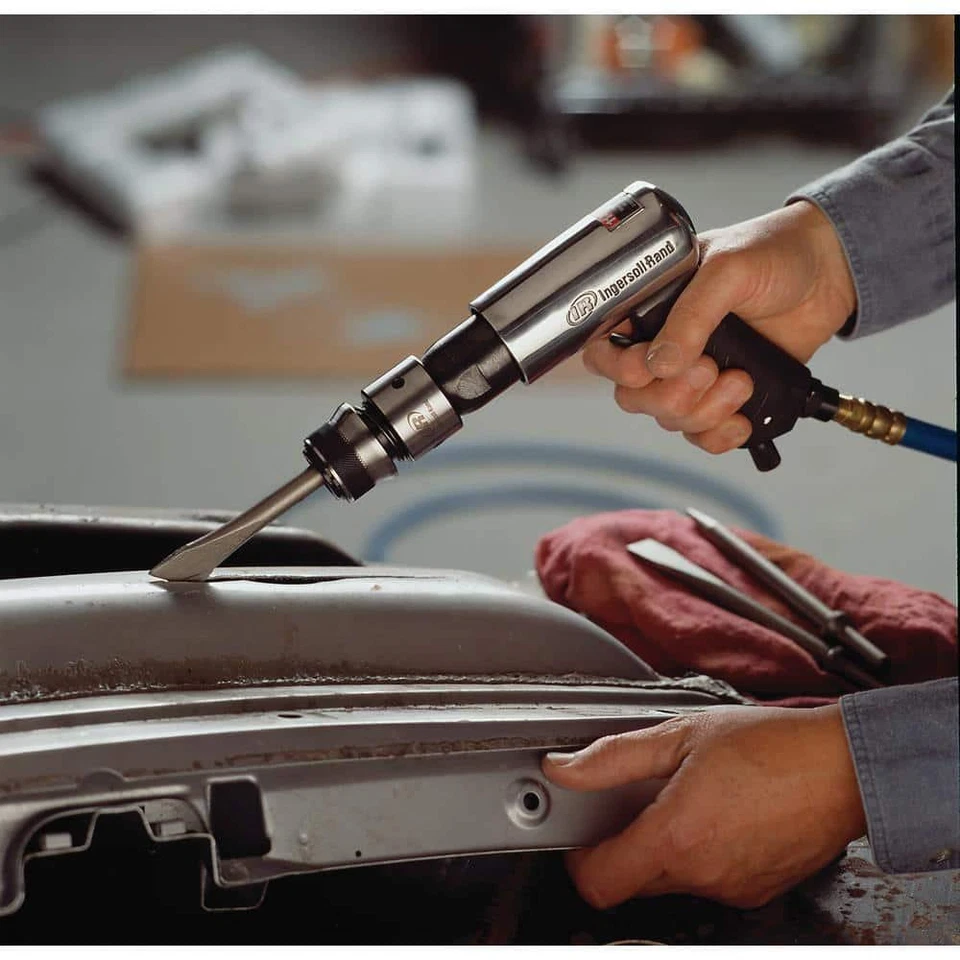 Air Hammer Chisel Ingersoll Rand Pneumatic Long Barrel Blade Impact Heavy Duty - Image 4 of 4