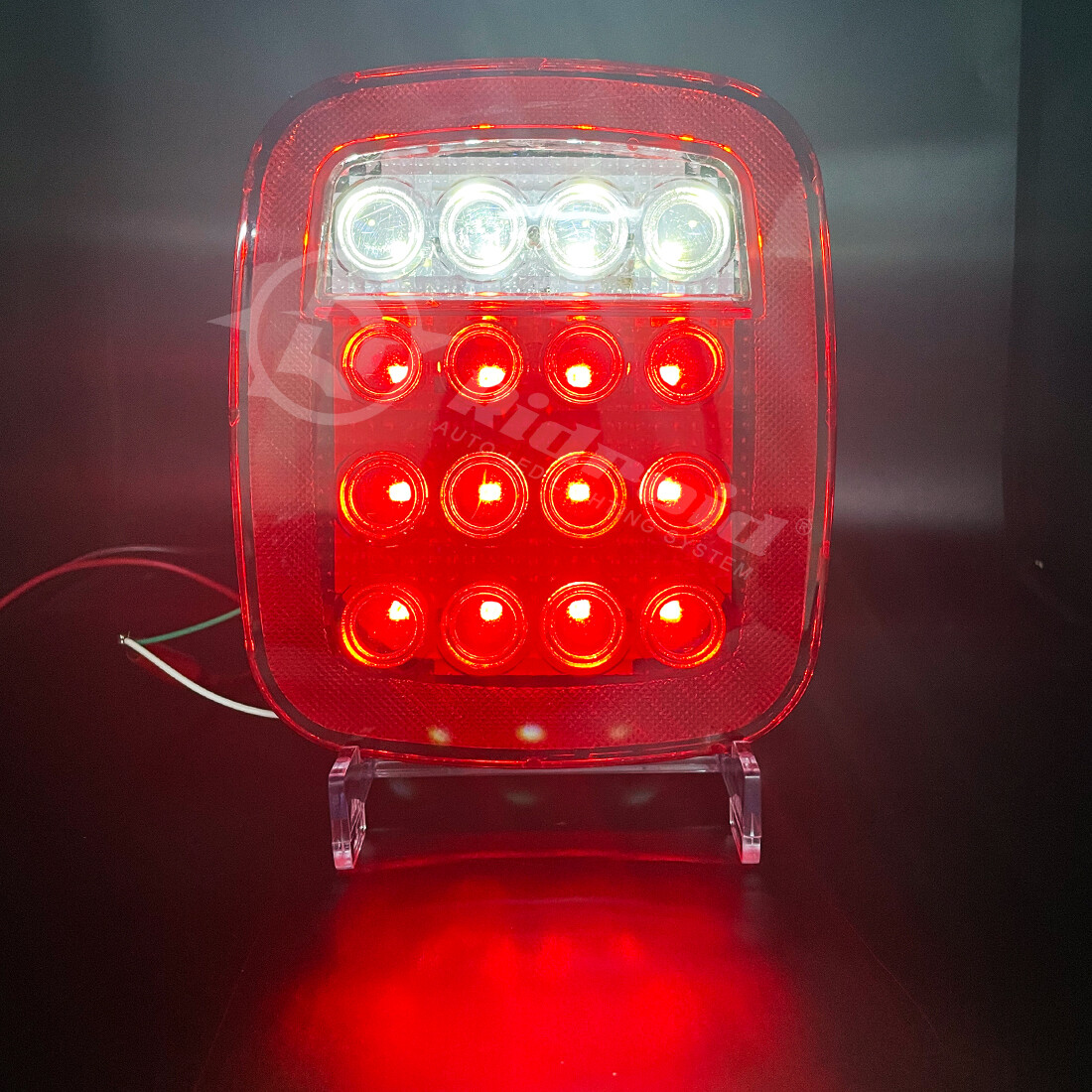 For Jeep Wrangler TJ YJ CJ Smoke LED Tail Lights Backup Brake Reverse Brake Lamp