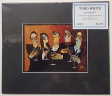TODD WHITE " Sediment ", Mounted , Small Advertising Photocard 2007