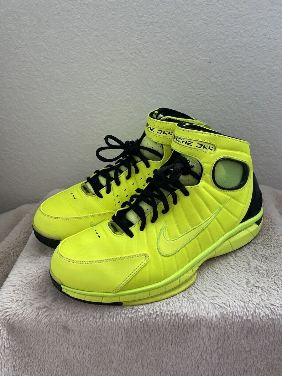 2012 Nike Zoom Air Huarache 2K4 Volt Neon Black KOBE Bryant 2012 Nike Zoom Air Huarache 2K4 Volt Neon Black KOBE Bryant