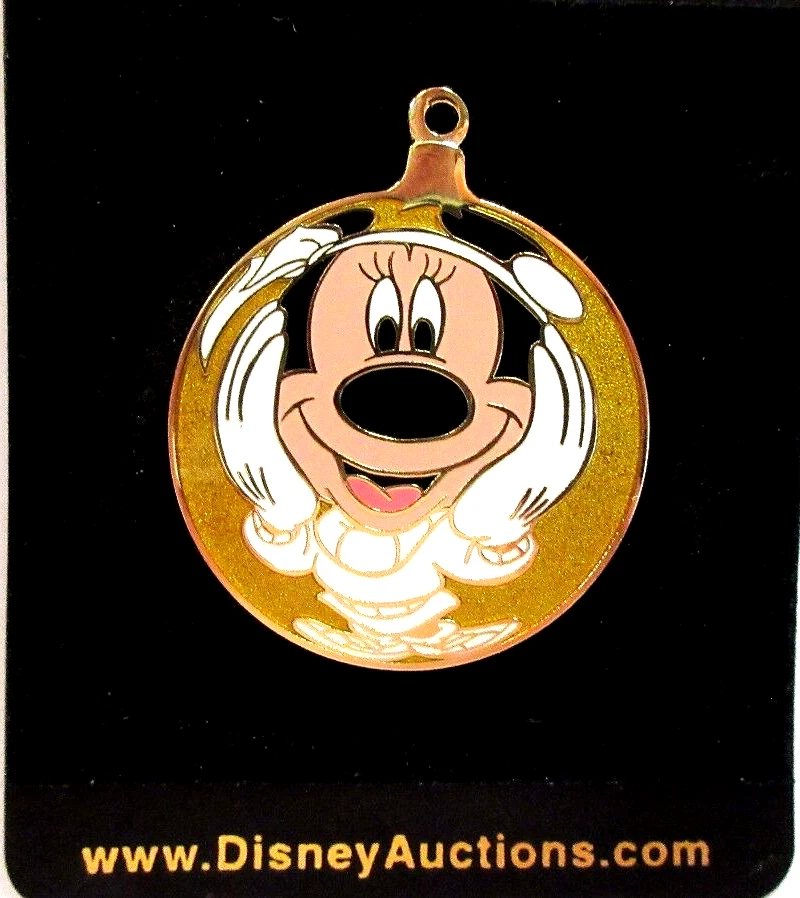 ЭКСКЛЮЗИВНАЯ РОЖДЕСТВЕНСКАЯ БУЛАВКА (УКРАШЕНИЕ МИННИ) LE 250 #26120 С АУКЦИОНАМИ DISNEY 2003 ГОДА - Изображение 2 из 4