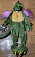 NWT DRAGON PLUSH FULL ZIP KIDS COSTUME SIZE 2 T