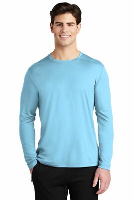 Sport-Tek Mens Long Sleeve Performance Dri-Fit UV Protection T-Shirt ST420LS