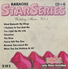 SC2183 WEDDING MUSIC SOUND CHOICE KARAOKE CDG LOT WA