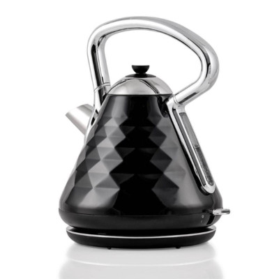 Cleo Collection 7.1-Cup Black Electric Kettle with Boil-Dry Protection and Auto 