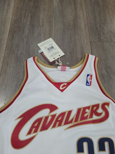 NEW AUTHENTIC VINTAGE LEBRON JAMES CAVALIERS JERSEY 48 XL RARE MITCHELL NESS - Picture 8 of 12