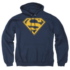Superman "Maize  Blue Shield" Pullover Hoodie, Sweatshirt or Long Sleeve Tee