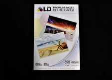 4x6 Premium Glossy Inkjet Photo Paper - 100 Sheets - High Quality Prints