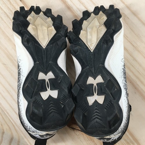 Under Armour Shoes Youth 3.5 Spotlight Football Cleat Sneakers White 3025088-001 - Picture 10 of 16