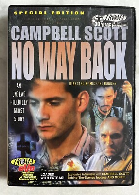 No Way Back (DVD, 1990) TROMA, Campbell Scott First Film, Very Rare, OOP