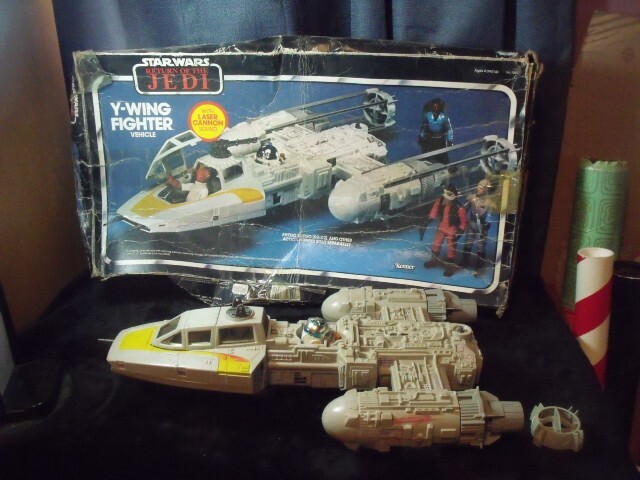 Vintage Kenner Star Wars Return of the Jedi Y-Wing Fighter Vehicle