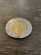 "Keep The Torch Lit" Belt Buckle 1886-1986-Statue of Liberty and PIN- Patriotic