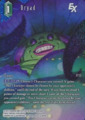 Dryad - 13-045R -  Rare Foil Opus XIII Crystal Radiance Final Fantasy 
