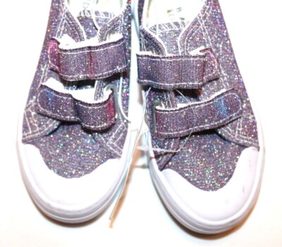 Basic Editions Toddler Girls' Multi Sparkly Maisy Low Cut Sneaker Shoes  8M 