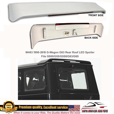 G63 Rear Roof LED Spoiler Wing Body Kit G550 G500 G55 Brabus G-Wagon Parts