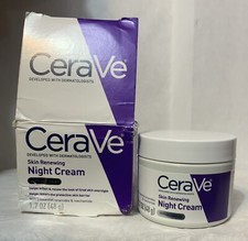 CeraVe Skin Renewing Night Cream-Peptide Complex-1.7oz- New