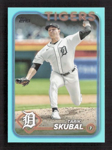 Tarik Skubal 2024 Topps Series 1 AQUA Parallel #294 SP - 第 1/2 張圖片