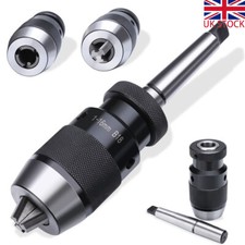 Self Tighten Keyless 1-16mm Drilling Chucks MT2 -B18 Taper Arbor for Lathe Drill