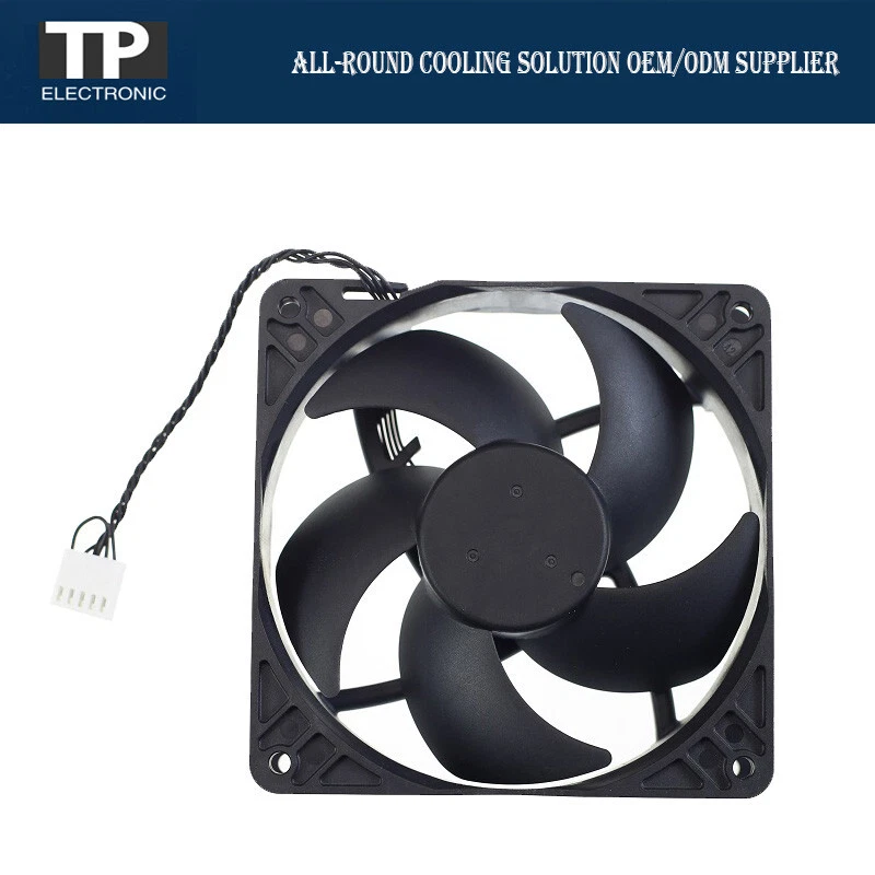 DC Brushless Fan PVA120G12V DC12V 1.20A 4-Wire 5-Pin 12025 - Image 2 of 3