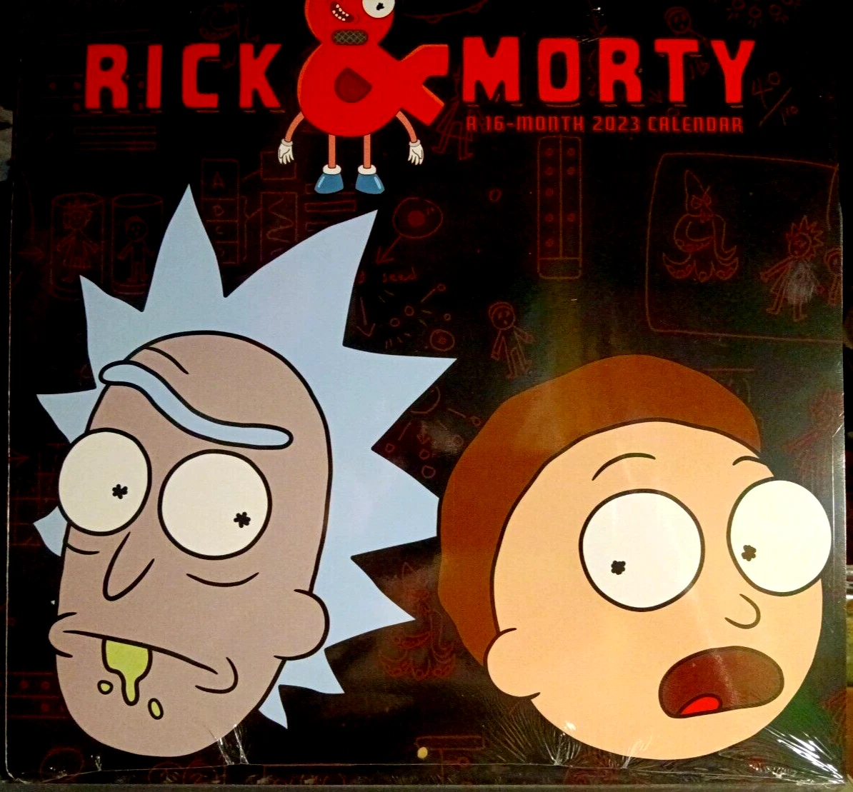 2023 Rick and Morty Cartoon Network 16 month Wall Calendar-Double Time  12" X 24" | eBay