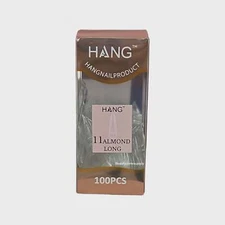 Hang Gel x Tips Premium 100 pc Refill Box Almond Long