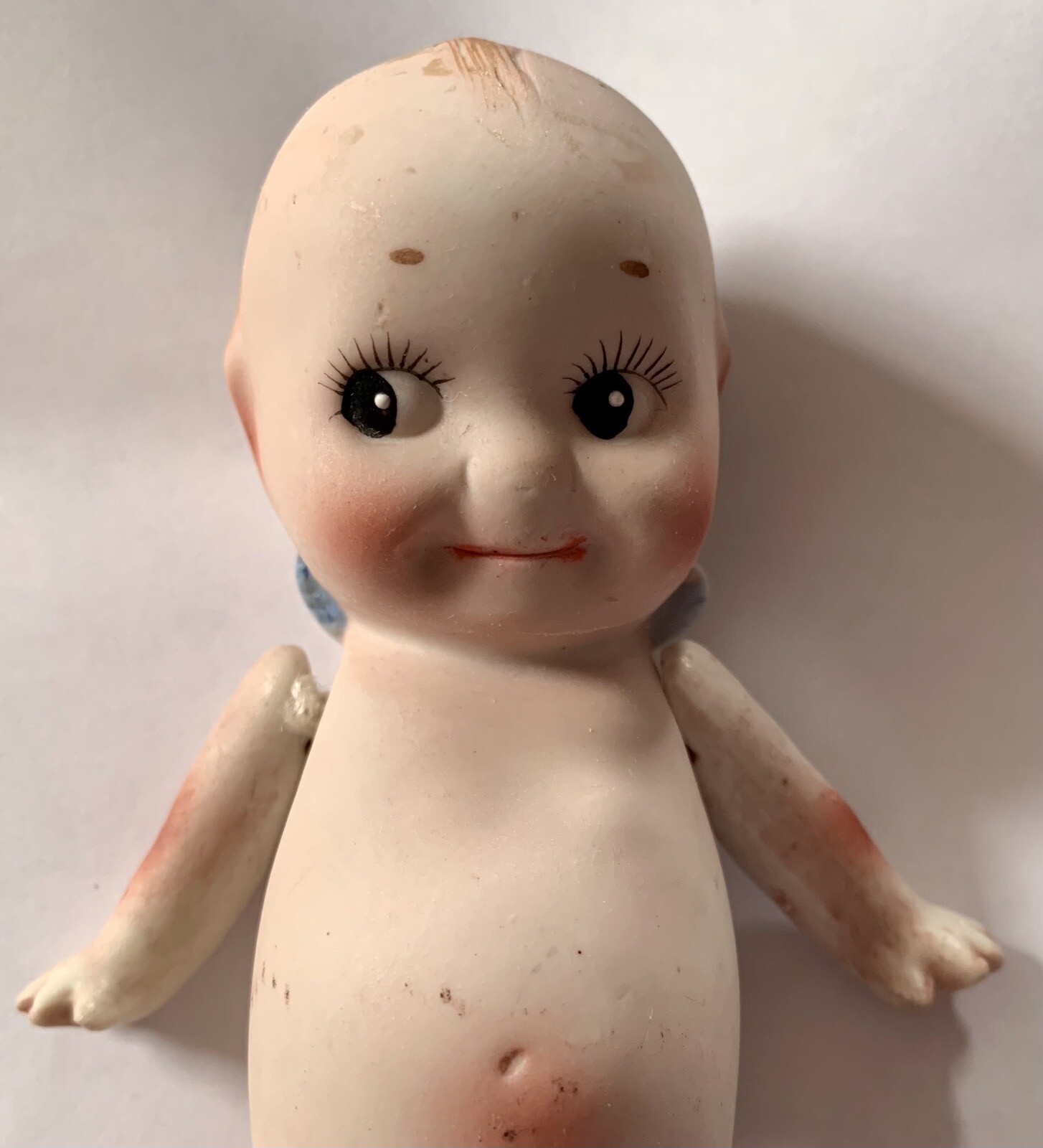 Vintage Bisque Kewpie Doll Nippon Jointed Arms Side Glance Eyes