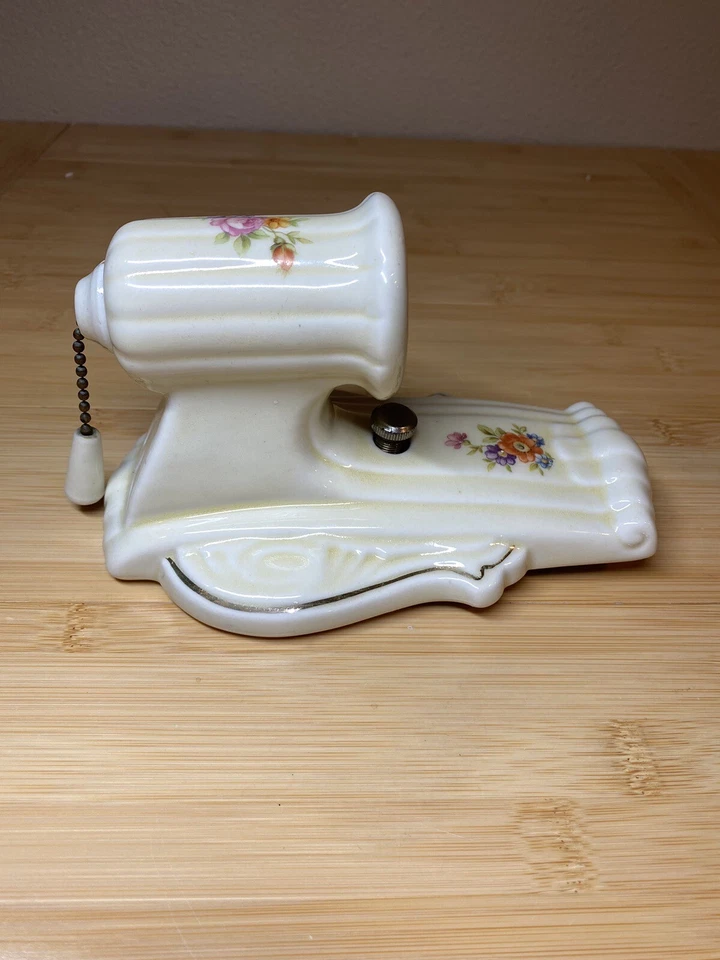 Vintage Porcelain Floral Wall Mount Sconce Light Fixture Porcelier - Изображение 2 из 4