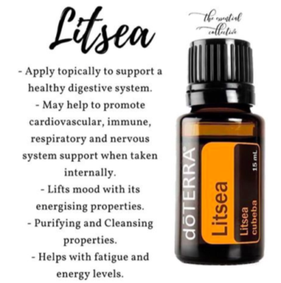 30%OFF doTERRA Litsea 15ml Therapeutic Essential Oil Aromatherapy
