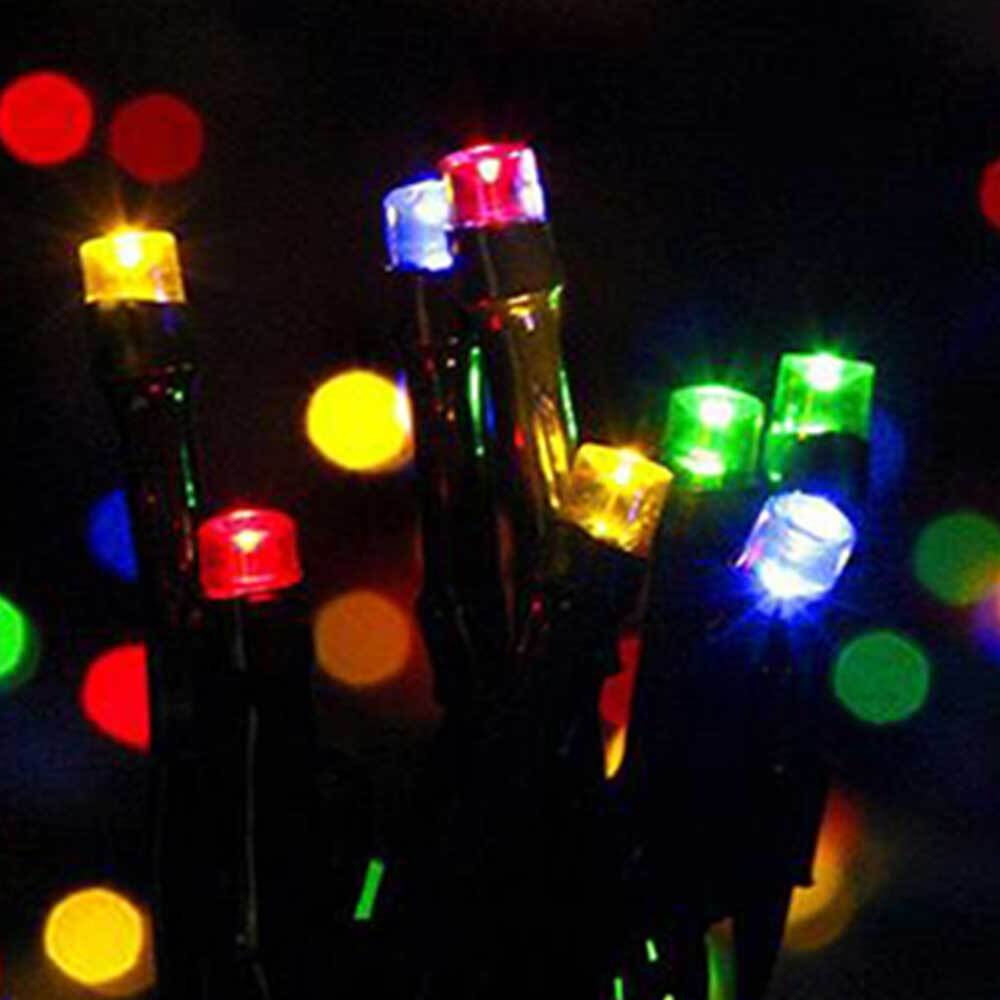 50M Waterproof Outdoor Solar Fairy Lights 500 LED Multicolor Christmas