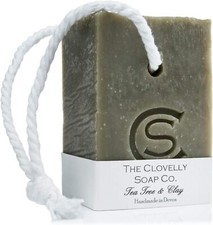 Clovelly Soap Co Natural Handmade Soap On A Rope bar for all skin types.  250g