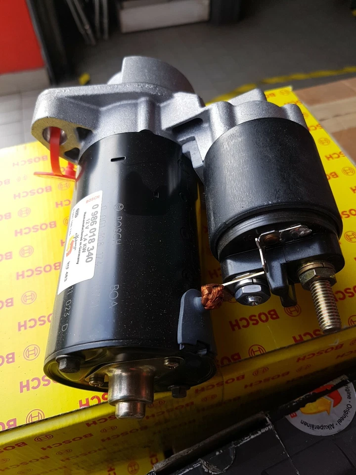 MOTORINO AVVIAMENTO BOSCH 0986018340 VW A4 A6 A8 BENZINA 2.4 2.6 2.7 2.8 3.0 - Imagen 3 de 4