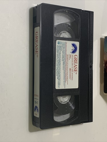 VHS Grease John Travolta 1990 Paramount NEW OPEN BOX AND TESTED OLIVIA NEWTON - Picture 9 of 12