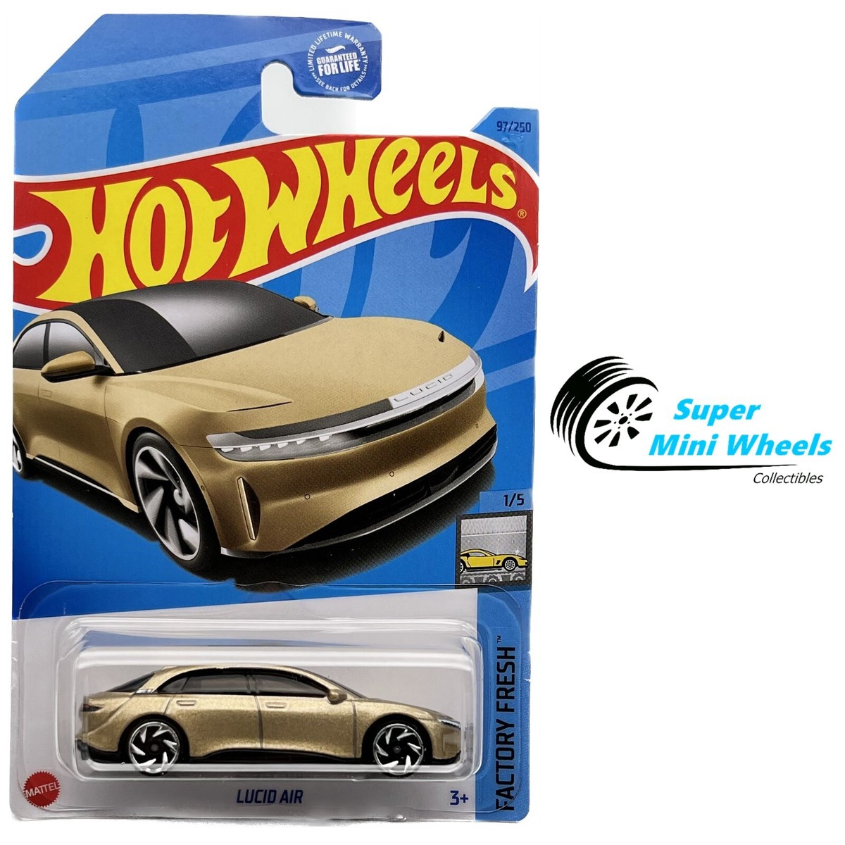 Hot Wheels 2023 #97 - Lucid Air Gold | eBay Hot Wheels 2023 #97 - Lucid Air Gold | eBay