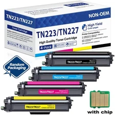 TN227 Toner HIgh Yield For Brother MFC-L3770CDW HL-L3270CDW L3290CDW LOT TN223
