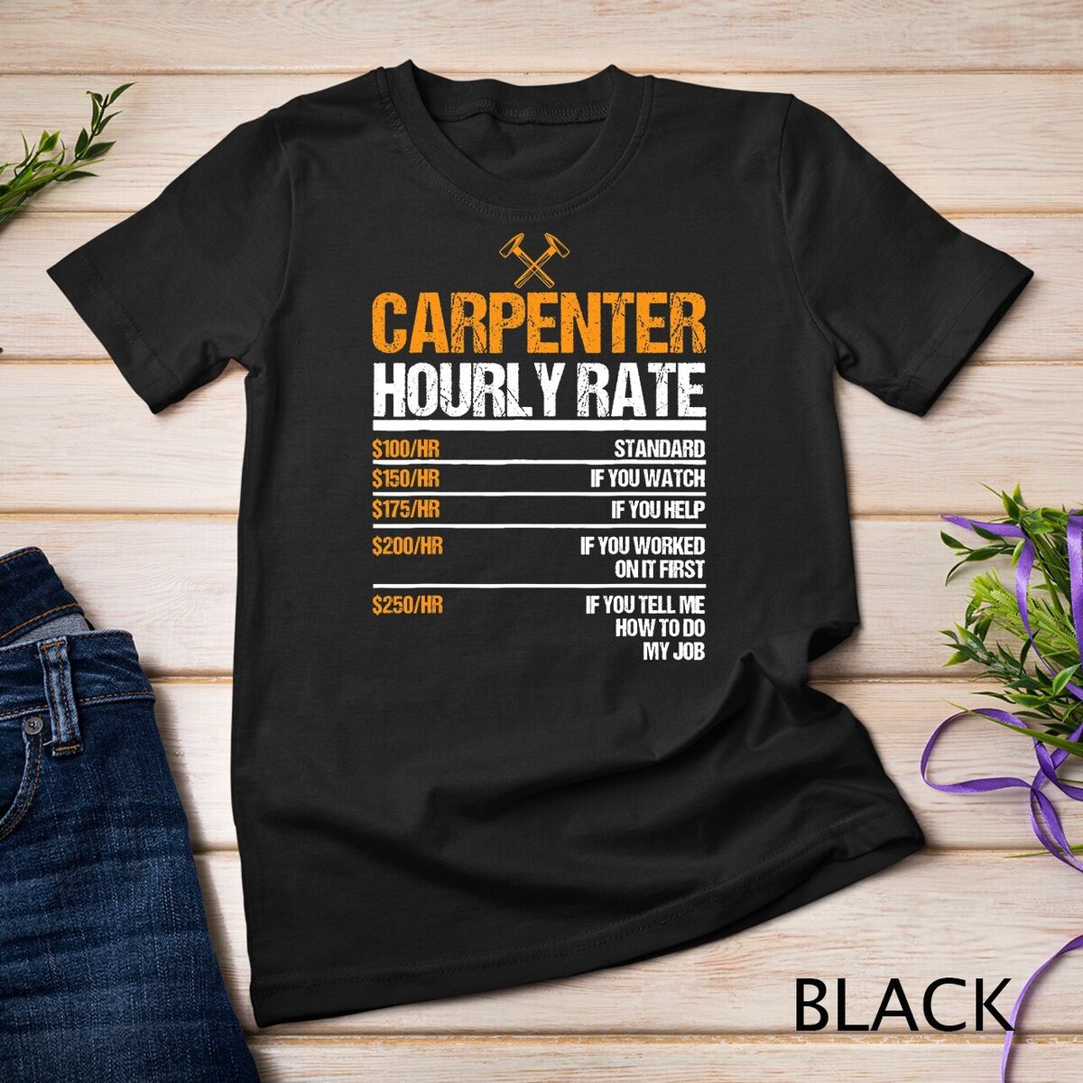 Carpenter Description T-Shirt Carpenter Description T-Shirt