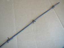 MERRILL'S EARLY FOUR POINT on HEAVY ROUND LINE - ANTIQUE BARBED BARB WIRE