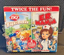 DQ Tycoon and E.R. Mania (PC CD-Rom, 2009) 2 in 1 Complete