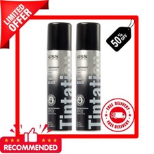BL Kiss Tintation Temporary Color Spray Black 2.82oz---2 PACK