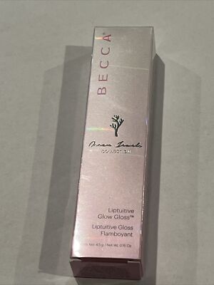 BECCA Liptuitive Glow Gloss Flamboyant Lip Gloss Sheer Hydrating clear moisture