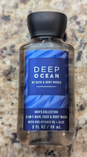 Bath  Body Works Deep Ocean Men's Collection 3-in-1 Hair Face Body Wash 3 oz