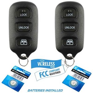 2 FOR 2004 2005 2006 TOYOTA TUNDRA KEYLESS ENTRY REMOTE KEY FOB
