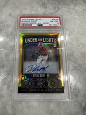 2020 Panini Legacy D’Andre Swift Under the Lights Gold Rookie Auto /10 PSA 8